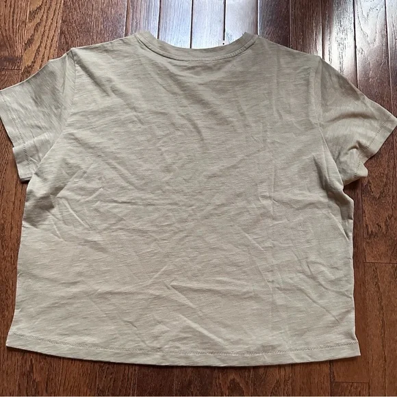 Madewell • NWT • Boxy Softcrop Tee in Sage Green - Picture 6 of 9